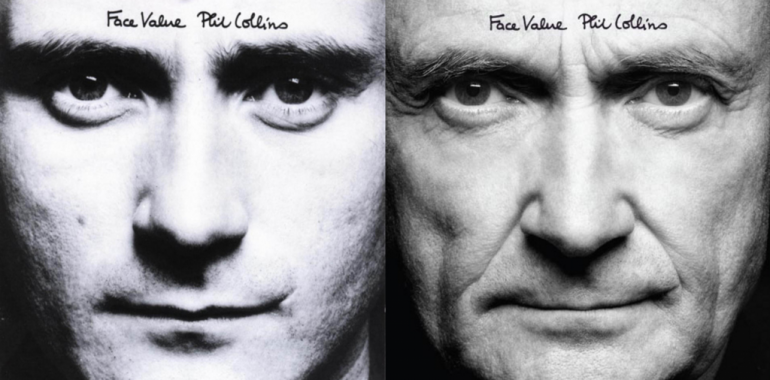 Fils Kolins pa kluso atjaunojis veco albumu vāciņu bildes ar saviem mūsdienu portretiem