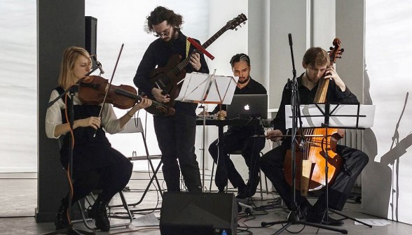 Raksta attēls - Klasika, elektronika un tautas mūzikas skaņas “Kymatic Ensemble” izpildījumā priecēs liepājniekus vēl nebijušā koncertā