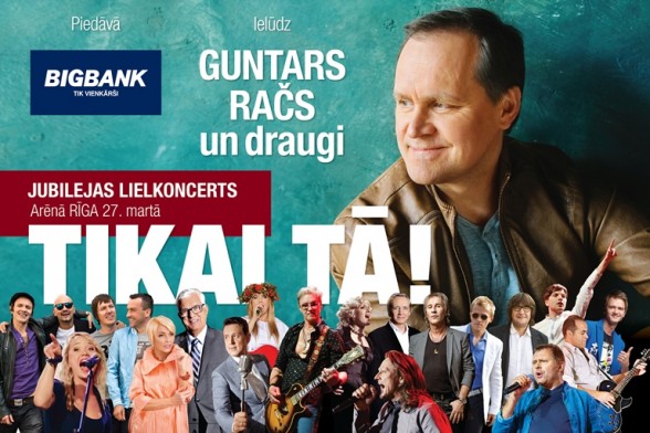 Raksta attēls - Guntars Račs jubileju svin ar vērienīgu koncertu