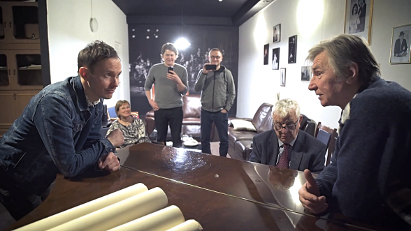 Raksta attēls - VIDEO: Renārs Kaupers, Viktors Lapčenoks un Raimonds Pauls izpilda "Dziesmiņa par prieku"